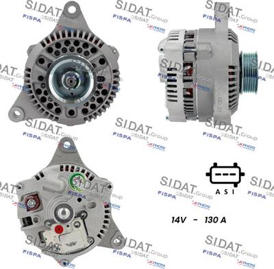 Sidat A12VS1278A2 - Генератор vvparts.bg