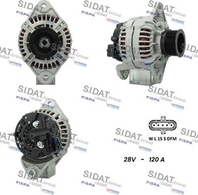 Sidat A24BH0090 - Генератор vvparts.bg