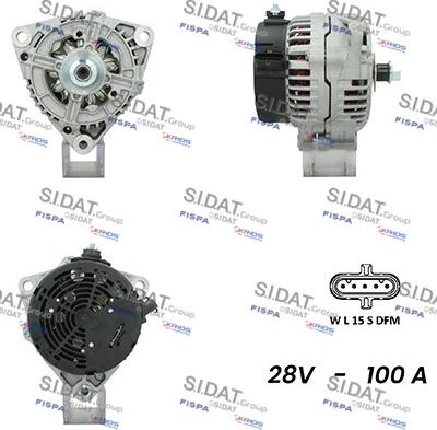 Sidat A24BH0042A2 - Генератор vvparts.bg