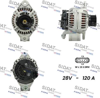 Sidat A24BH0085 - Генератор vvparts.bg