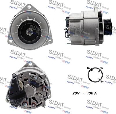 Sidat A24BH0036A2 - Генератор vvparts.bg