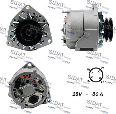 Sidat A24BH0032A2 - Генератор vvparts.bg