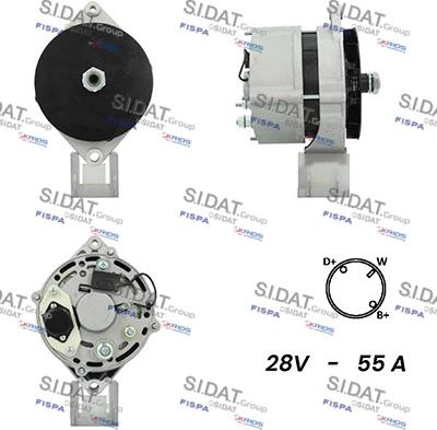 Sidat A24BH0142A2 - Генератор vvparts.bg