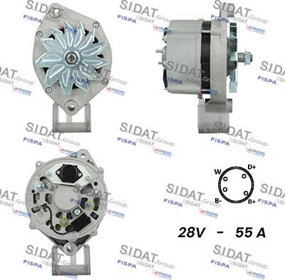 Sidat A24BH0152A2 - Генератор vvparts.bg