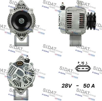 Sidat A24DE0121A2 - Генератор vvparts.bg