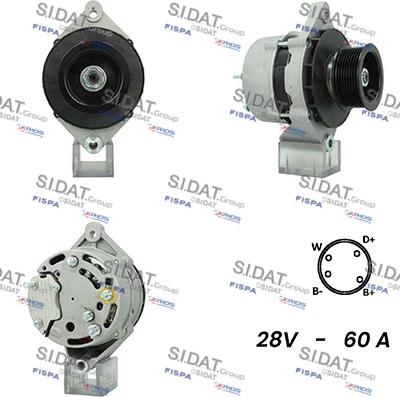 Sidat A24LU0004A2 - Генератор vvparts.bg