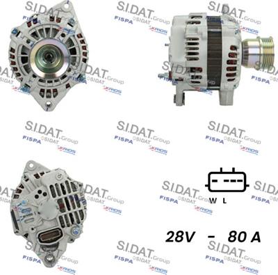 Sidat A24MH0063 - Генератор vvparts.bg