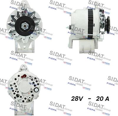 Sidat A24MH0020A2 - Генератор vvparts.bg