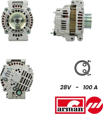 Sidat A24MH0110AS - Генератор vvparts.bg