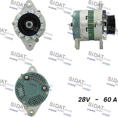 Sidat A24NK0114A2 - Генератор vvparts.bg