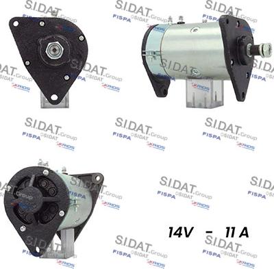 Sidat D12EF0002A2 - Генератор vvparts.bg