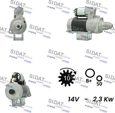 Sidat S12BH0469A2 - Стартер vvparts.bg