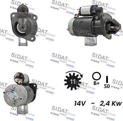 Sidat S12BH0464A2 - Стартер vvparts.bg