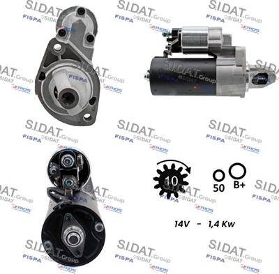 Sidat S12BH0472A2 - Стартер vvparts.bg