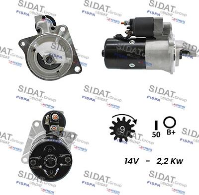 Sidat S12BH0045A2 - Стартер vvparts.bg