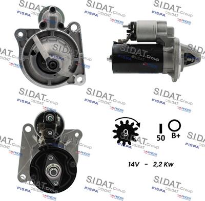 Sidat S12BH0046 - Стартер vvparts.bg