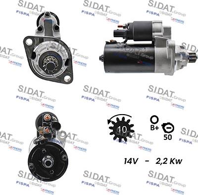 Sidat S12BH0059A2 - Стартер vvparts.bg