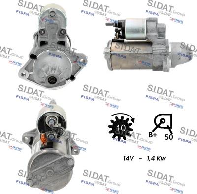 Sidat S12BH0075 - Стартер vvparts.bg