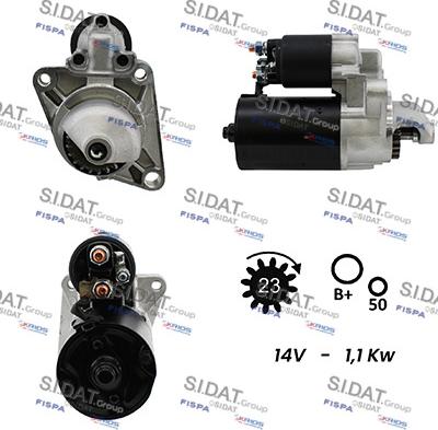 Sidat S12BH0192A2 - Стартер vvparts.bg