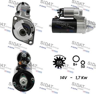 Sidat S12BH0100A2 - Стартер vvparts.bg