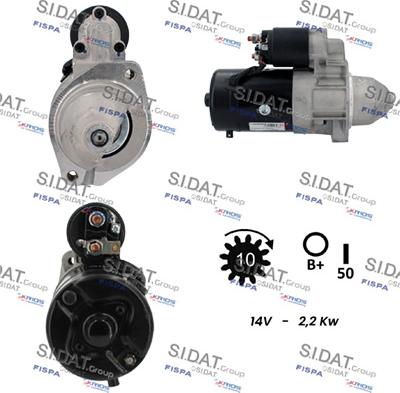 Sidat S12BH0808A2 - Стартер vvparts.bg