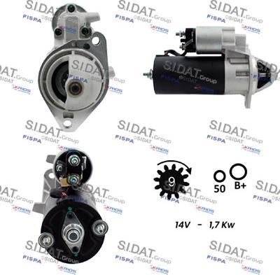 Sidat S12BH0878A2 - Стартер vvparts.bg