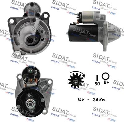 Sidat S12BH0263 - Стартер vvparts.bg