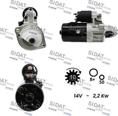 Sidat S12BH0271A2 - Стартер vvparts.bg