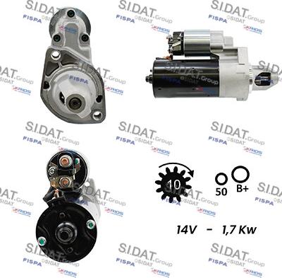 Sidat S12BH0273A2 - Стартер vvparts.bg