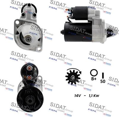 Sidat S12BH0793A2 - Стартер vvparts.bg