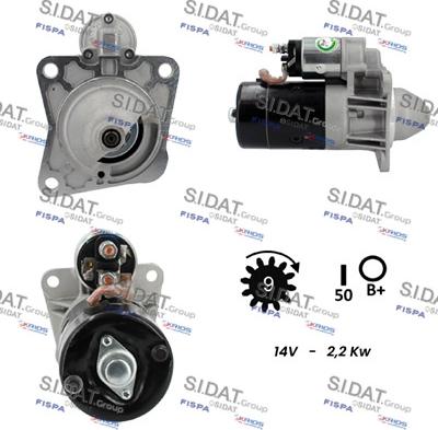 Sidat S12BH0788A2 - Стартер vvparts.bg