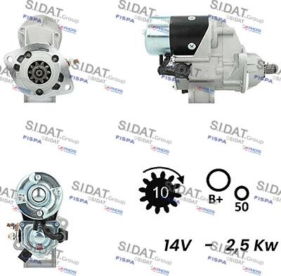 Sidat S12DE0486A2 - Стартер vvparts.bg