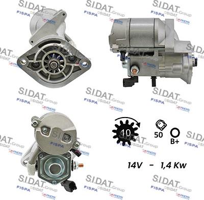 Sidat S12DE0421A2 - Стартер vvparts.bg