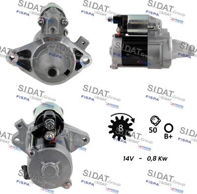 Sidat S12DE0423 - Стартер vvparts.bg