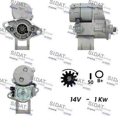 Sidat S12DE0583A2 - Стартер vvparts.bg