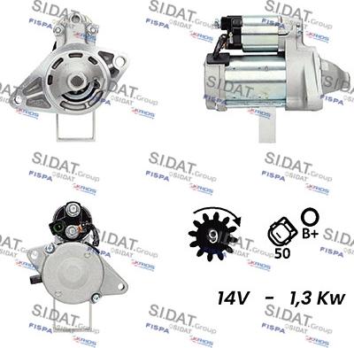 Sidat S12DE0068A2 - Стартер vvparts.bg