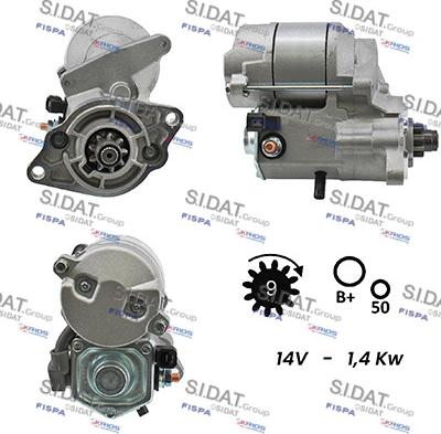 Sidat S12DE0079A2 - Стартер vvparts.bg