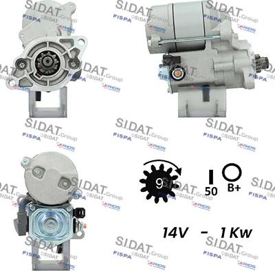 Sidat S12DE0158A2 - Стартер vvparts.bg