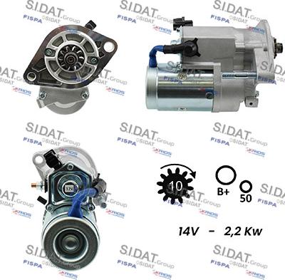 Sidat S12DE0135 - Стартер vvparts.bg