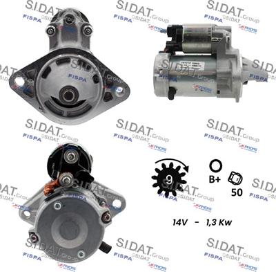 Sidat S12DE0136 - Стартер vvparts.bg