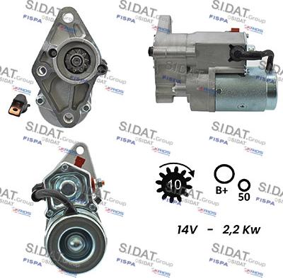 Sidat S12DE0347A2 - Стартер vvparts.bg