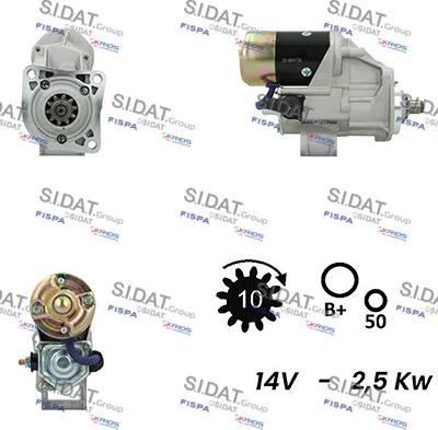 Sidat S12DE0377A2 - Стартер vvparts.bg