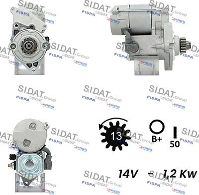 Sidat S12DE0724A2 - Стартер vvparts.bg