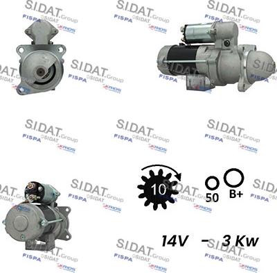 Sidat S12DR0466A2 - Стартер vvparts.bg