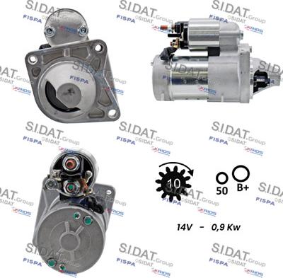 Sidat S12HT0009 - Стартер vvparts.bg