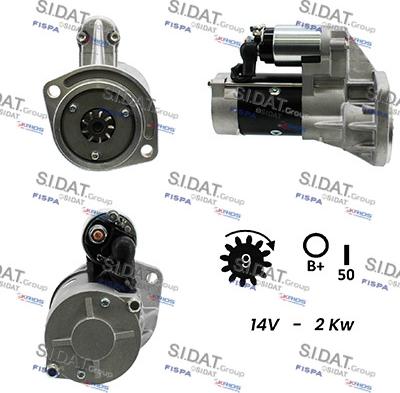 Sidat S12HT0034A2 - Стартер vvparts.bg