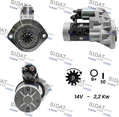 Sidat S12HT0038 - Стартер vvparts.bg