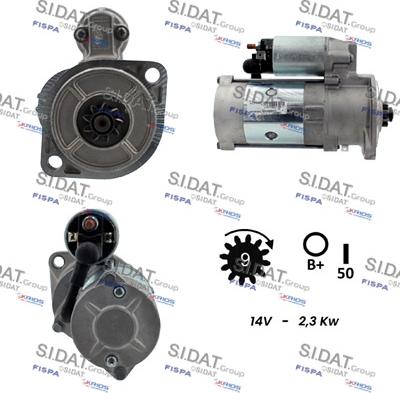 Sidat S12HT0875A2 - Стартер vvparts.bg