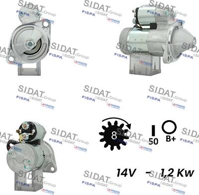 Sidat S12HT0399A2 - Стартер vvparts.bg