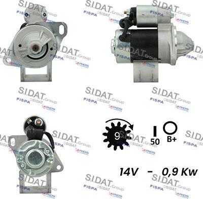 Sidat S12HT0397A2 - Стартер vvparts.bg